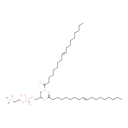 ChemSpider 2D Image | (7S,18E)-4-Hydroxy-N,N,N-trimethyl-7-[(9E)-9-octadecenoyloxy]-10-oxo-3,5,9-trioxa-4-phosphaheptacos-18-en-1-aminium 4-oxide | C44H85NO8P