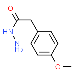 ChemSpider 2D Image | 2-(4-Methoxyphenyl)acetohydrazide | C9H12N2O2