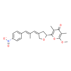 ChemSpider 2D Image | (+)-Aureothin | C22H23NO6
