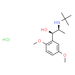 ChemSpider 2D Image | Butaxamine hydrochloride | C15H26ClNO3