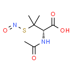 ChemSpider 2D Image | S-Nitroso-N-acetylpenicillamine | C7H12N2O4S