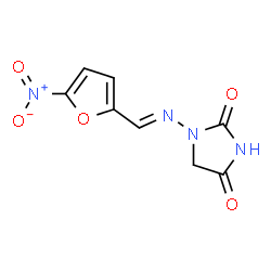 ChemSpider 2D Image | NITROFURANTOIN | C8H6N4O5