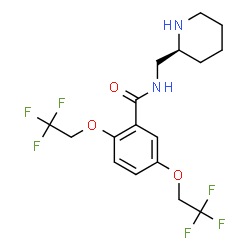 ChemSpider 2D Image | (S)-Flecainide | C17H20F6N2O3