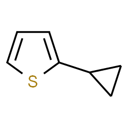 ChemSpider 2D Image | 2-Cyclopropylthiophene | C7H8S
