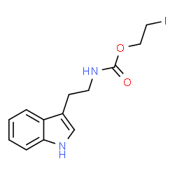 ChemSpider 2D Image | 2-Iodoethyl [2-(1H-indol-3-yl)ethyl]carbamate | C13H15IN2O2