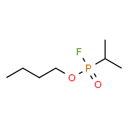 ChemSpider 2D Image | Butyl isopropylphosphonofluoridate | C7H16FO2P