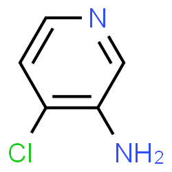 ChemSpider 2D Image | 4-chlorpyridin-3-amin | C5H5ClN2