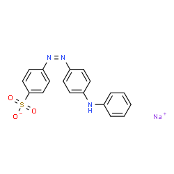 ChemSpider 2D Image | Sodium 4-[(Z)-(4-anilinophenyl)diazenyl]benzenesulfonate | C18H14N3NaO3S