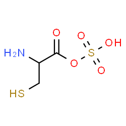 ChemSpider 2D Image | 2-Amino-3-sulfanylpropanoyl hydrogen sulfate | C3H7NO5S2