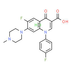 ChemSpider 2D Image | Difloxacin Hydrochloride | C21H20ClF2N3O3