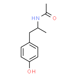 ChemSpider 2D Image | N-[1-(4-Hydroxyphenyl)-2-propanyl]acetamide | C11H15NO2