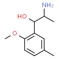 ChemSpider 2D Image | 2-Amino-1-(2-methoxy-5-methylphenyl)-1-propanol | C11H17NO2