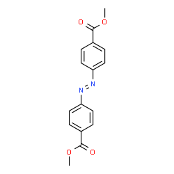 ChemSpider 2D Image | Methyl azobenzene-4,4'-dicarboxylate | C16H14N2O4