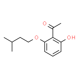 ChemSpider 2D Image | 1-(2-Hydroxy-6-(isopentyloxy)phenyl)ethanone | C13H18O3