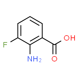 ChemSpider 2D Image | 2-Amino-3-fluorobenzoic acid | C7H6FNO2