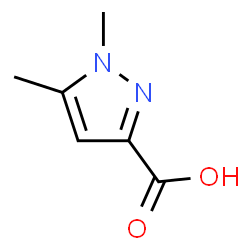 ChemSpider 2D Image | 1,5-Dimethyl-1H-pyrazole-3-carboxylic acid | C6H8N2O2