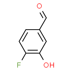 ChemSpider 2D Image | 4-Fluoro-3-hydroxybenzaldehyde | C7H5FO2
