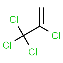ChemSpider 2D Image | 2,3,3,3-Tetrachloro-1-propene | C3H2Cl4