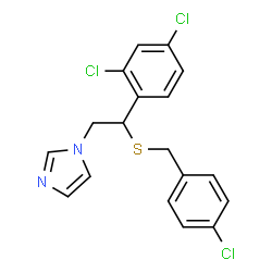 ChemSpider 2D Image | Sulconazole | C18H15Cl3N2S