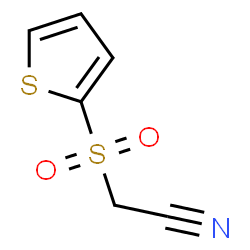 ChemSpider 2D Image | (2-Thienylsulfonyl)acetonitrile | C6H5NO2S2