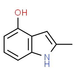 ChemSpider 2D Image | 2-Methyl-4-indolol | C9H9NO
