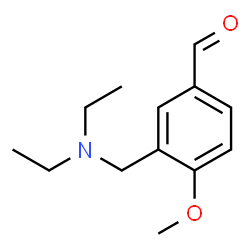 ChemSpider 2D Image | 3-Diethylaminomethyl-4-methoxybenzaldehyde | C13H19NO2