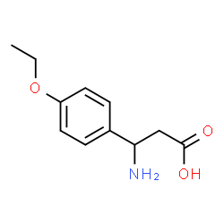 ChemSpider 2D Image | 3-Amino-3-(4-ethoxyphenyl)propanoic acid | C11H15NO3