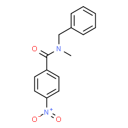 ChemSpider 2D Image | N-Benzyl-N-methyl-4-nitrobenzamide | C15H14N2O3