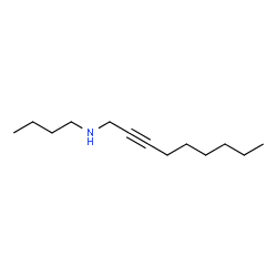 ChemSpider 2D Image | N-Butyl-2-nonyn-1-amine | C13H25N