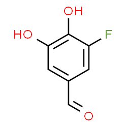 ChemSpider 2D Image | 3-Fluoro-4,5-dihydroxybenzaldehyde | C7H5FO3