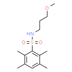 ChemSpider 2D Image | N-(3-Methoxypropyl)-2,3,5,6-tetramethylbenzenesulfonamide | C14H23NO3S