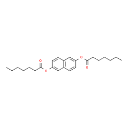 ChemSpider 2D Image | 2,6-Naphthalenediyl diheptanoate | C24H32O4