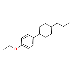 ChemSpider 2D Image | 1-Ethoxy-4-(4-propylcyclohexyl)benzene | C17H26O