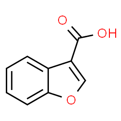 ChemSpider 2D Image | Benzofuran-3-carboxylic acid | C9H6O3