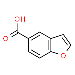 ChemSpider 2D Image | Benzofuran-5-carboxylic acid | C9H6O3