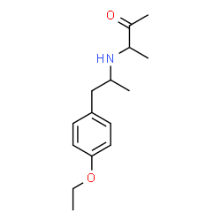 ChemSpider 2D Image | 4-Ethoxy-N-(1-methylacetonyl)amphetamine | C15H23NO2