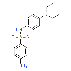 ChemSpider 2D Image | 4-Amino-N-(4-diethylamino-phenyl)-benzenesulfonamide | C16H21N3O2S