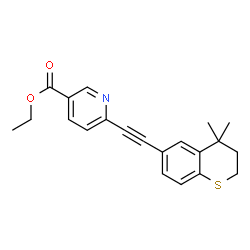 ChemSpider 2D Image | Tazarotene | C21H21NO2S