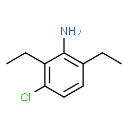 ChemSpider 2D Image | 3-Chlor-2,6-diethylanilin | C10H14ClN