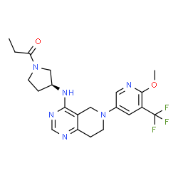 ChemSpider 2D Image | leniolisib | C21H25F3N6O2