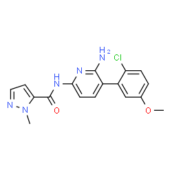ChemSpider 2D Image | PF-04531083 | C17H16ClN5O2