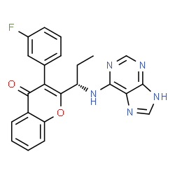 ChemSpider 2D Image | tenalisib | C23H18FN5O2