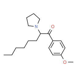 ChemSpider 2D Image | 4-methoxy-?-pop | C19H29NO2