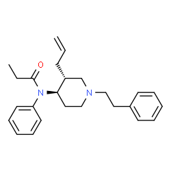 ChemSpider 2D Image | trans-(+/-)-3-allylfentanyl | C25H32N2O