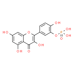 ChemSpider 2D Image | QUERCETIN-3'-O-PHOSPHATE | C15H11O10P