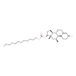 ChemSpider 2D Image | 11β-Methyl-19-nortestosterone dodecylcarbonate | C32H52O4