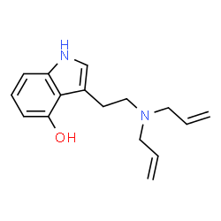 ChemSpider 2D Image | N,N-DIALLYL-4-HYDROXYTRYPTAMINE | C16H20N2O