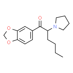 ChemSpider 2D Image | METHYLENEDIOXYPYRROLIDINOHEXIOPHENONE | C17H23NO3