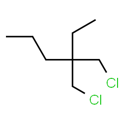ChemSpider 2D Image | 3,3-Bis(chloromethyl)hexane | C8H16Cl2