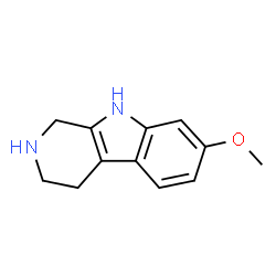 ChemSpider 2D Image | 7-Methoxy-2,3,4,9-tetrahydro-1H-beta-carboline | C12H14N2O